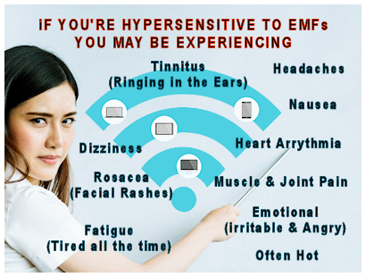 EMF Symptoms Listed