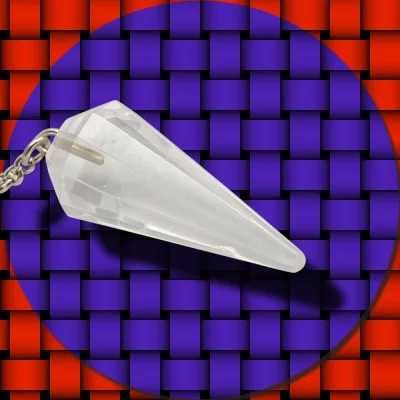 Clear Quartz High Quality Crystal Pendulum.