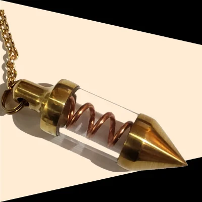 Copper Coil Brass Pendulum.