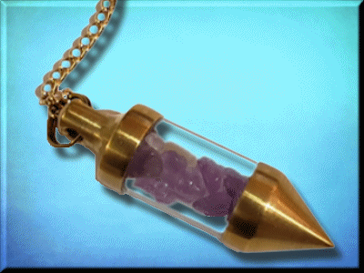 Crystal Amethyst Hybrid Pendulum
