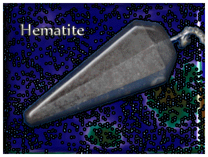 Hematite Crystal Pendulum