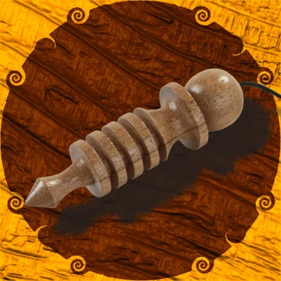 Isis Mahogany Wood Pendulum.