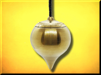 Abbe Mermet Brass Pendulum with Witness Chamber