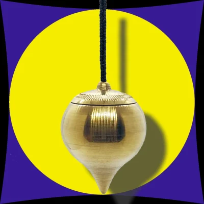 Abbe Mermet Brass Pendulum with Witness Chamber.