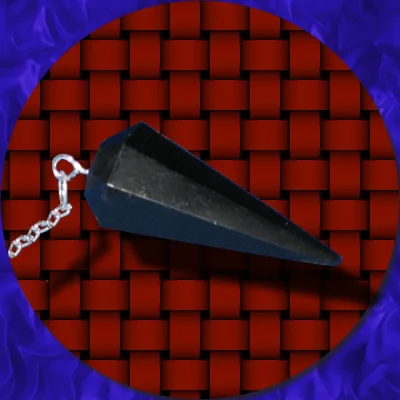 Obsidian Black Crystal Pendulum.
