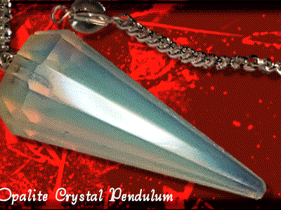 Opalite Crystal Dowsing Pendulum