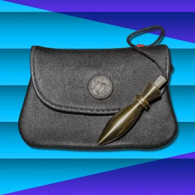 Pendulums 56 Pendulum Pouch, Leather, Small.