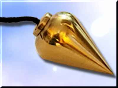 Teardrop Simple Brass Dowsing Pendulum