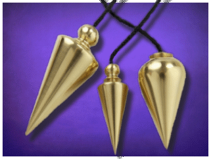 Large and Small Triangle, Teardrop Brass Pendulum