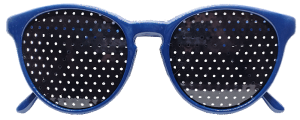 Kids Pinhole Glasses, Blue