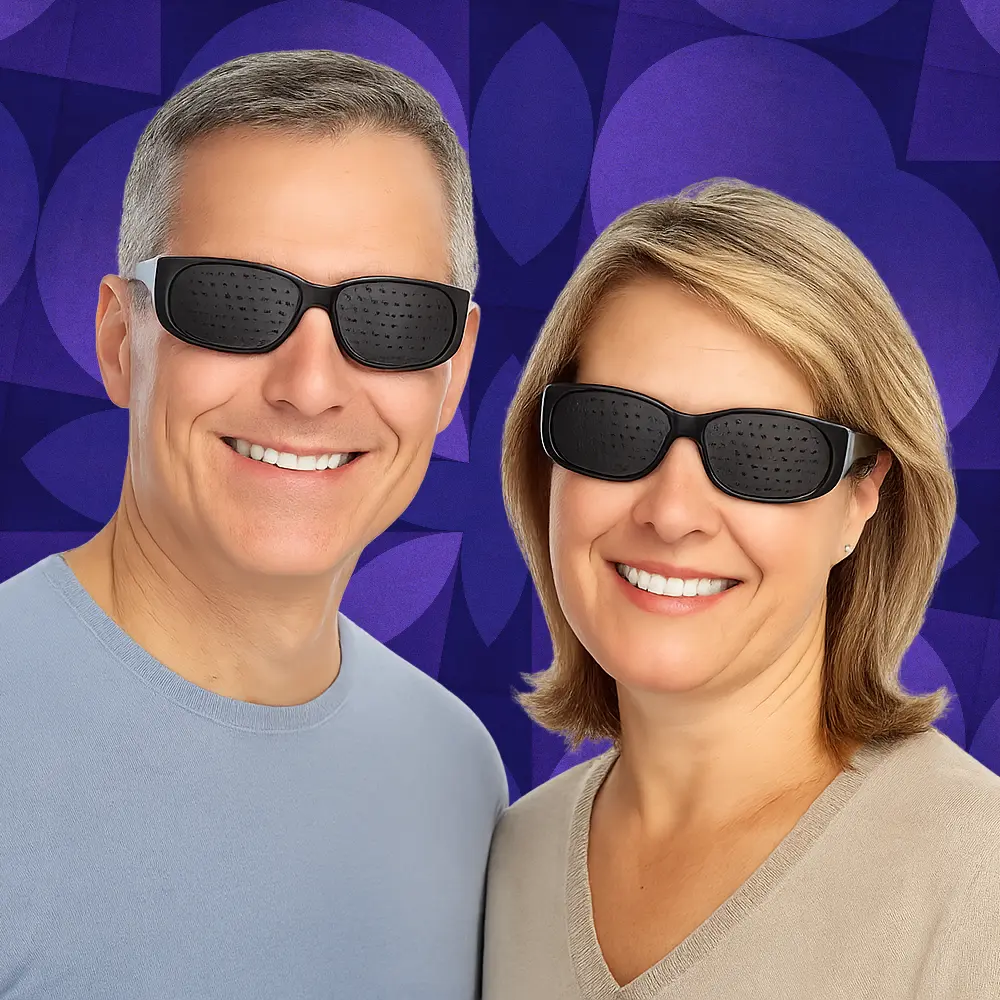 Specialty Products – Tools for Further Wellness 3 Pinhole Glasses - Couple Modelling.