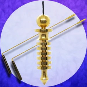 Pendulums and Dowsing Rods - Homepage Category Image. Isis pendulum and L-rod.